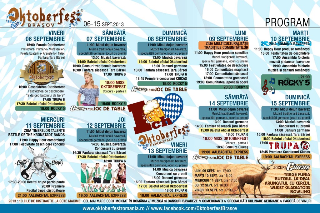 program oktoberfest brasov 2013