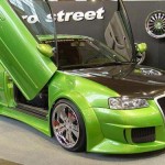 audi a4 tuning green