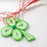 martisor quilling trifoi