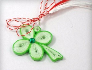 martisor quilling trifoi