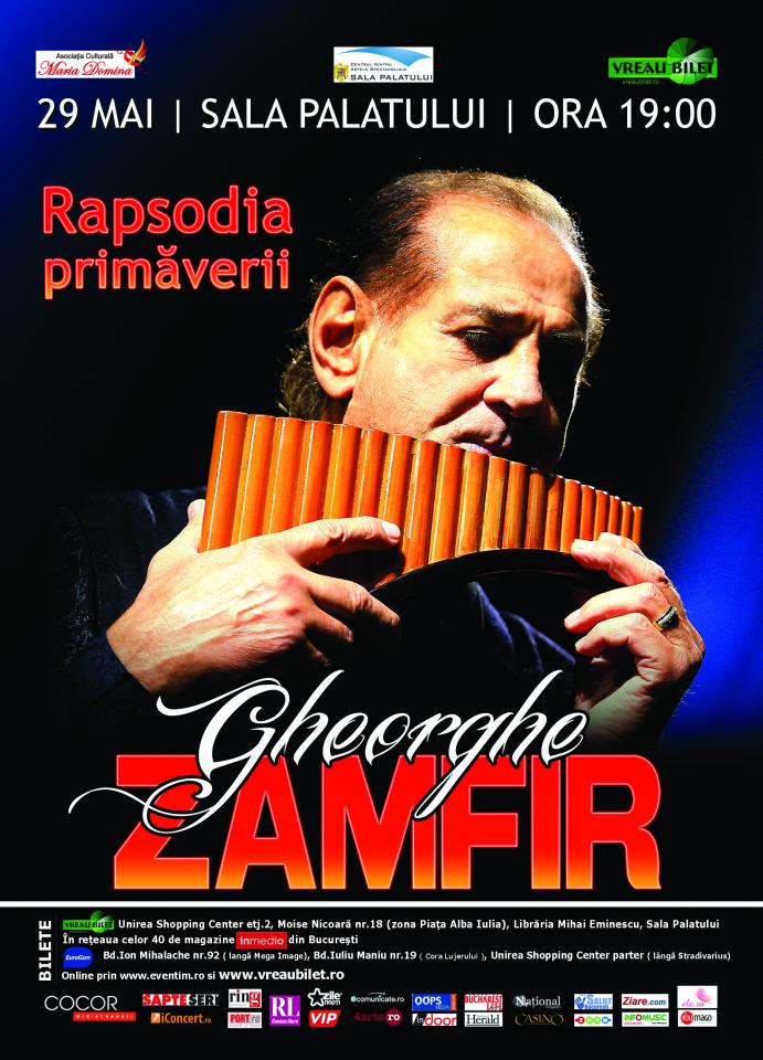 Concert Zamfir la Bucuresti