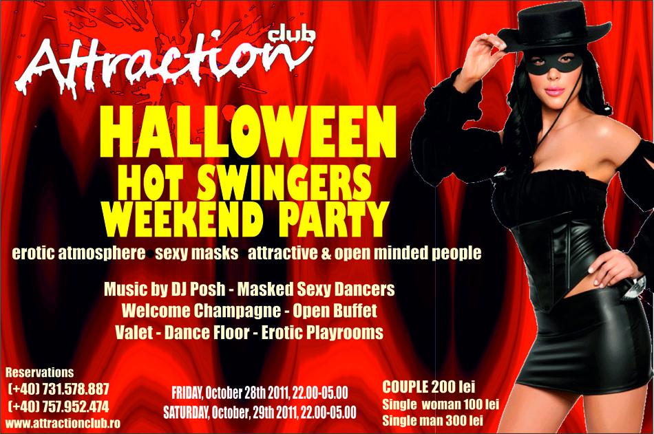 SWINGERS Halloween Weekend Party in ATTRACTI