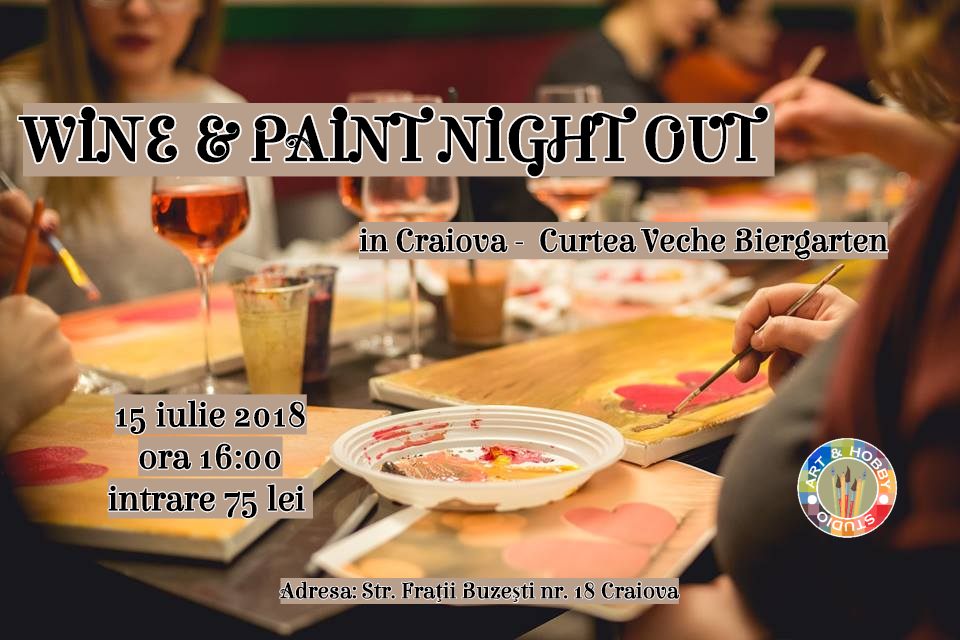 Wine & Paint Night Out in CRAIOVA