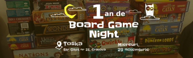 poze 1 an de board game night