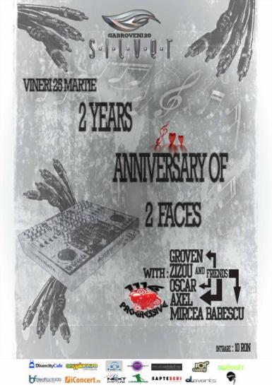 poze 2 years anniversary of 2 faces club silver