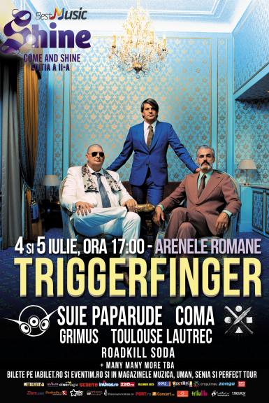 poze triggerfinger suie paparude coma la festivalul shine