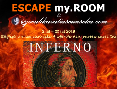 poze 4 locuri din partea casei la escape my room aventura inferno 