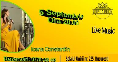 poze 5 septembrie muzica live la hop garden cu ioana constantin