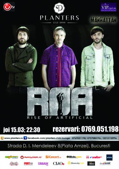 poze concert roa in club planters