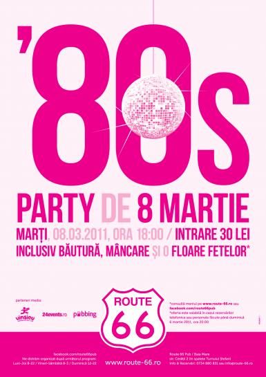 poze  80s party de 8 martie