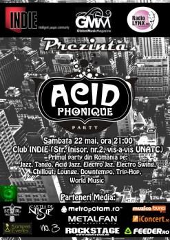 poze acid phonique in club indie din bucuresti