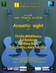 poze acoustic night in club prometheus