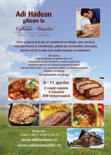 poze adi hadean gateste la cabana motilor