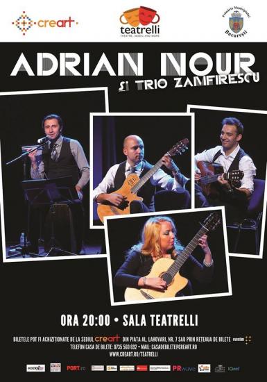 poze adrian nour si trio zamfirescu la teatrelli bucuresti