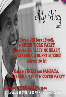 poze after work party in my way club cluj