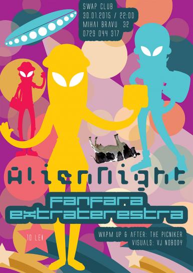 poze aliennight cu fanfara extraterestra