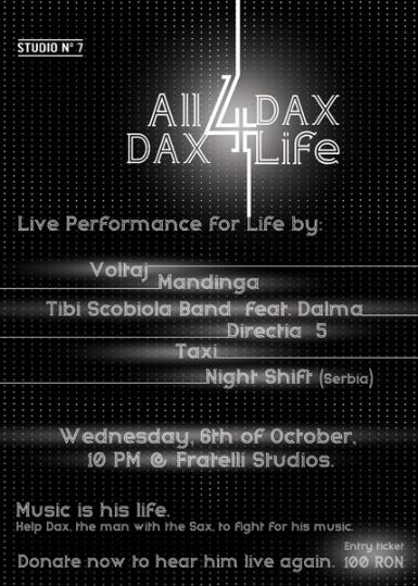 poze all 4 dax dax 4 life la club fratelli din bucuresti