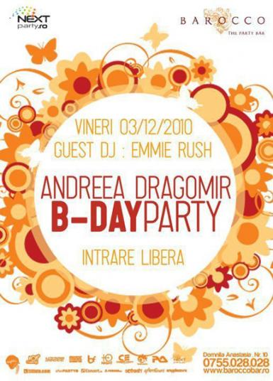 poze andreea dragomir b day party la barocco bar