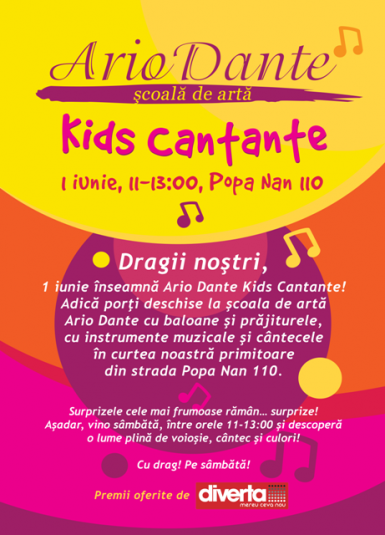 poze ariodante kids cantante