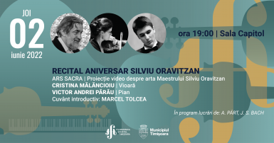 poze ars sacra recital aniversar silviu oravitzan