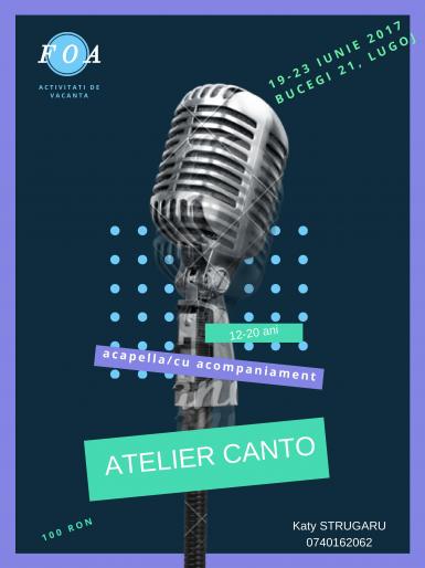 poze atelier canto