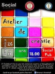 poze atelier de creatie social pub