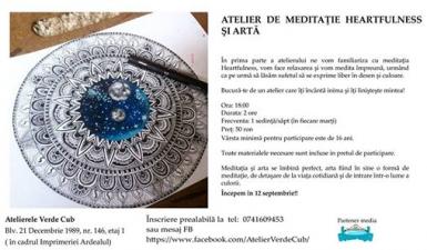 poze atelier de meditatie heartfulness si arta