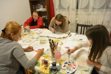poze atelier de pictat tricouri