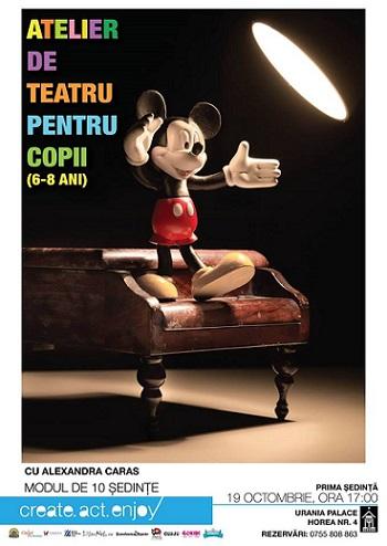 poze atelier de teatru pentru copii