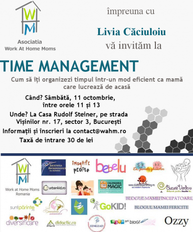 poze atelier de time management