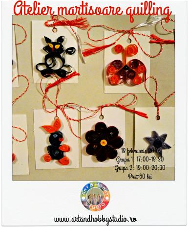 poze atelier martisoare quilling