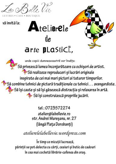 poze ateliere de arte plastice