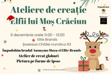 poze ateliere de creatie elfii lui mos craciun
