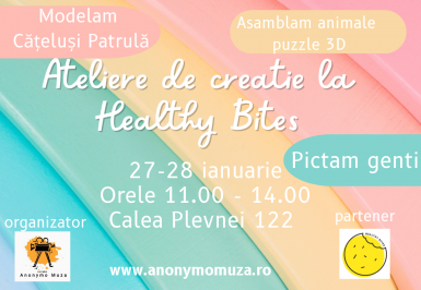 poze ateliere de creatie la healthy bites