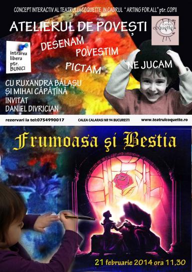 poze atelierul de povesti frumoasa si bestia 