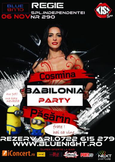 poze babilonia party in blue night club