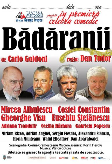 poze badaranii de carlo goldoni cinema patria bucuresti 9 feb 2015