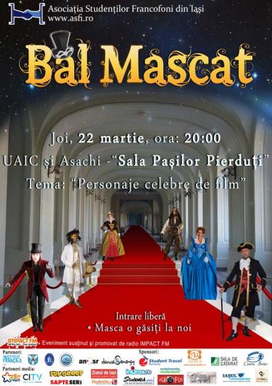 poze balul mascat francofon la iasi