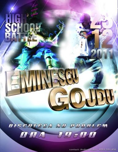 poze  high school battle gojdu vs eminescu