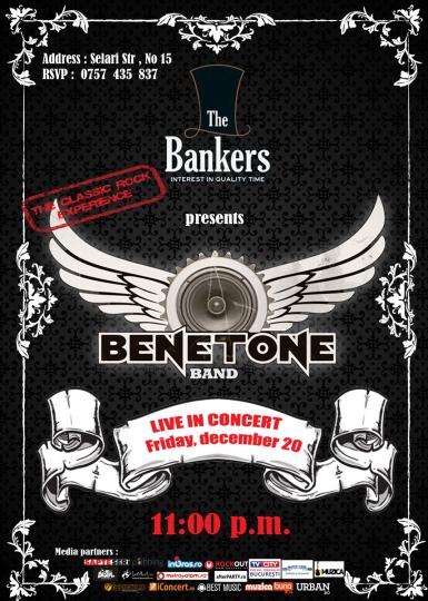 poze benetone band live in the bankers
