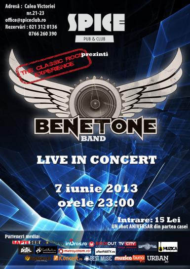 poze benetone band the classic rock experience in spice club