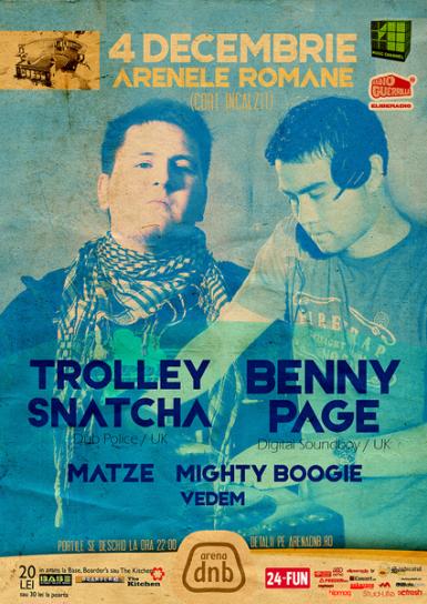 poze benny page trolley snatcha la arenele romane