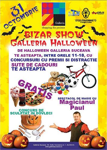 poze bizar show galleria halloween