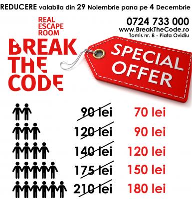 poze black week la break the code escape room 