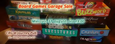 poze board games garage sale