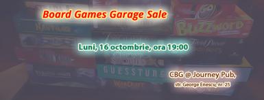 poze board games garage sale