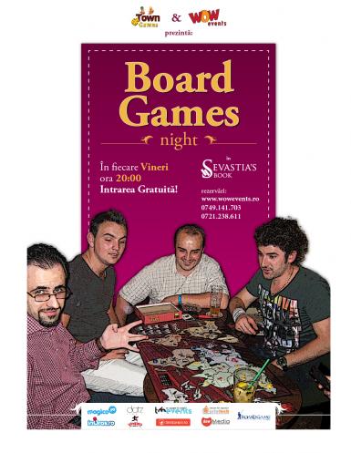 poze board games night la timisoara