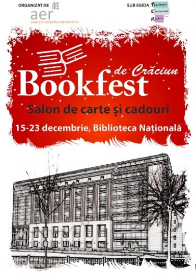 poze bookfest de craciun la biblioteca nationala