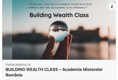 poze building wealth workshop international abundenta spiritualitate