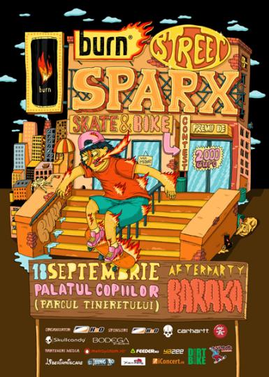 poze burn street sparx in parcul tineretului din bucuresti